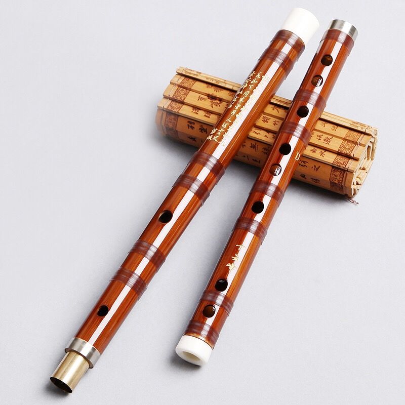 Musical Instrument Ancient - فلوت تقليدي من الخيزران بمفاتيح G/F/E،