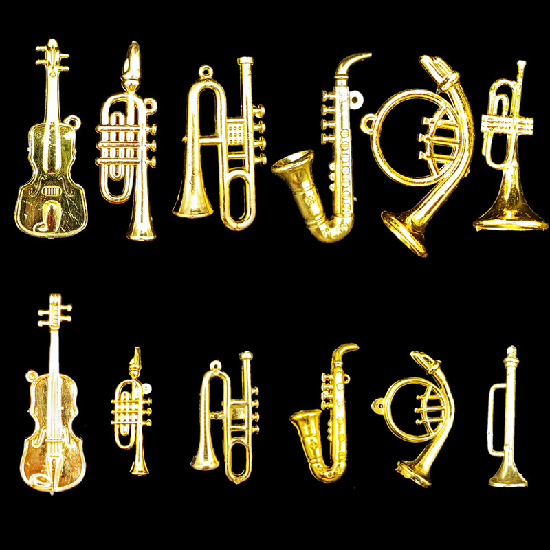 Musical Instrument Trumpet - 5/10/20 قطعة من الآلات الموسيقية المصغرة