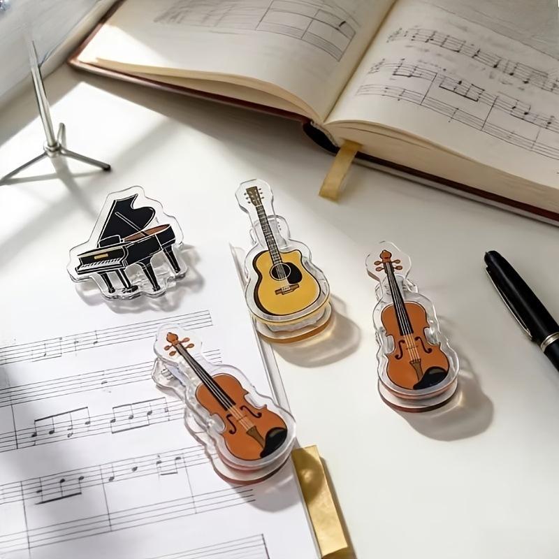 Musical Instrument Coloring Pages - 5 قطع مشابك موسيقية صغيرة من