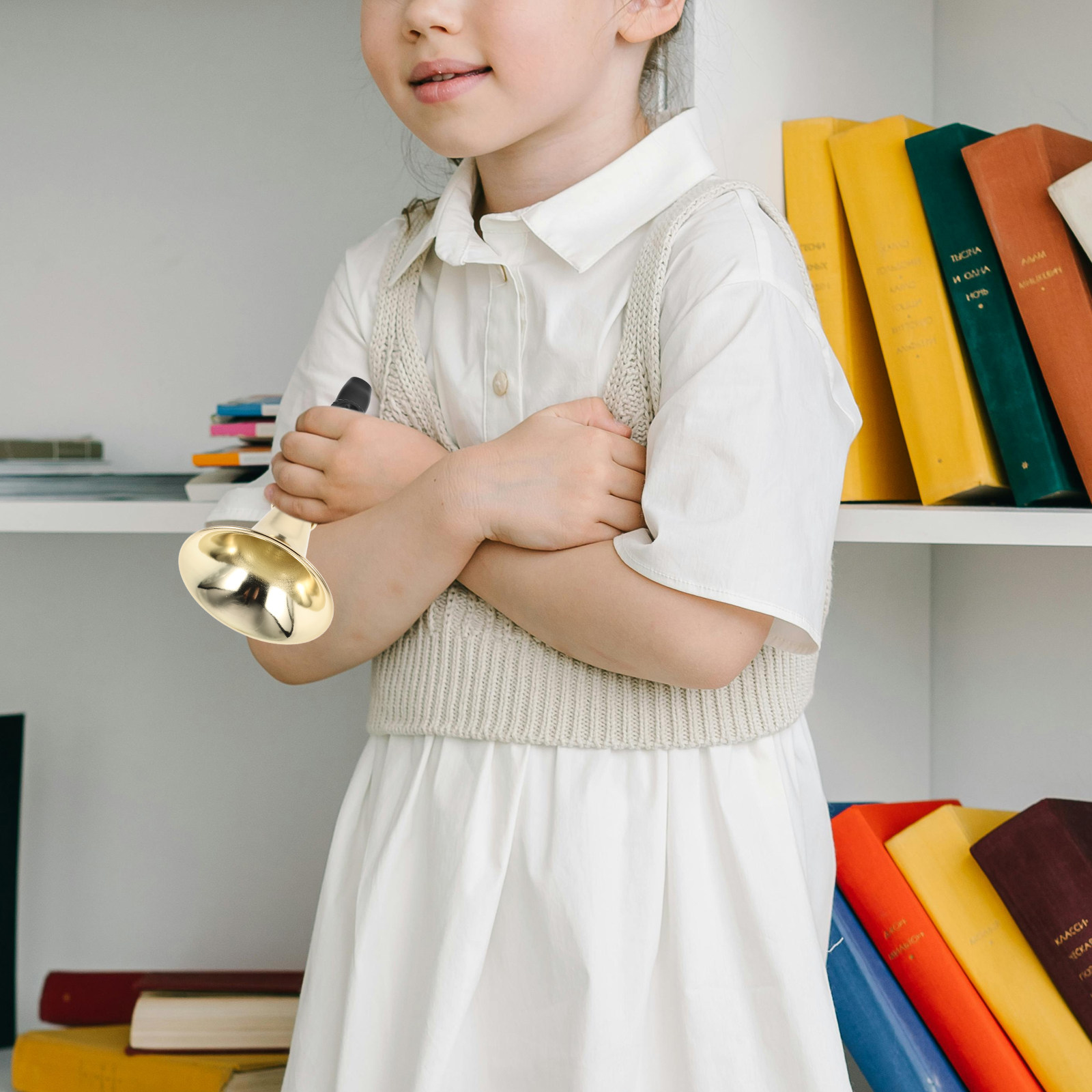Musical Instrument Trumpet - آلة كازو معدنية سوداء للمبتدئين، سهلة