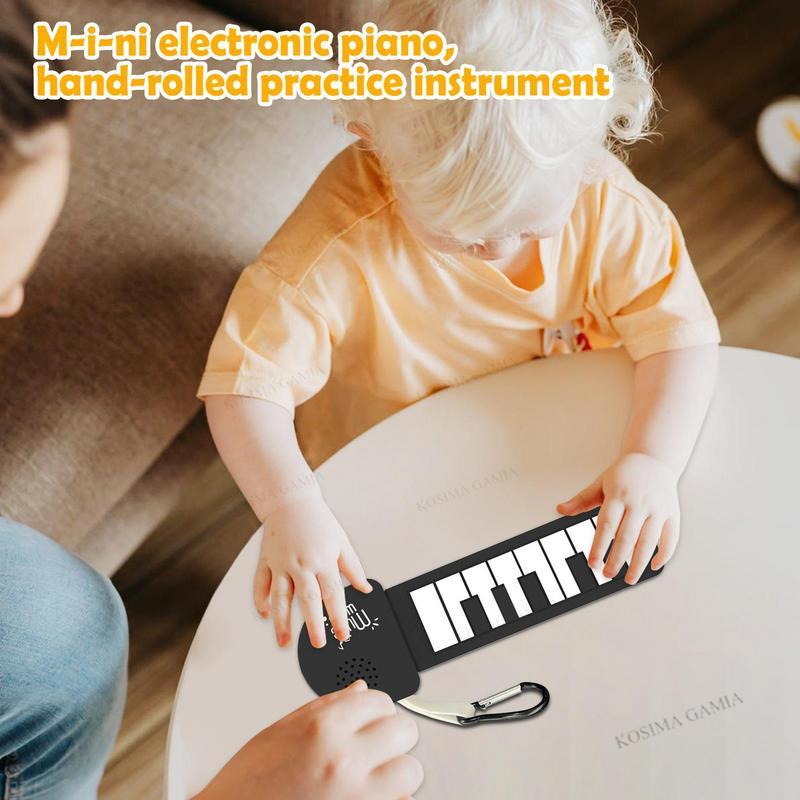 Musical Instrument Of Keyboard - بيانو إلكتروني قابل للطي من السيليكون،