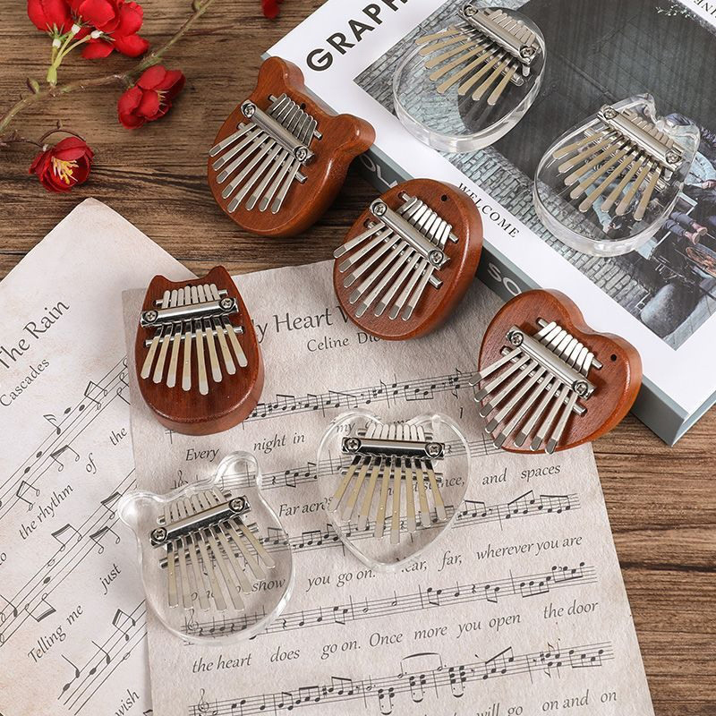 Musical Instrument Kalimba - 5*7 سنتيمتر 8Key كاليمبا الإبهام البيانو