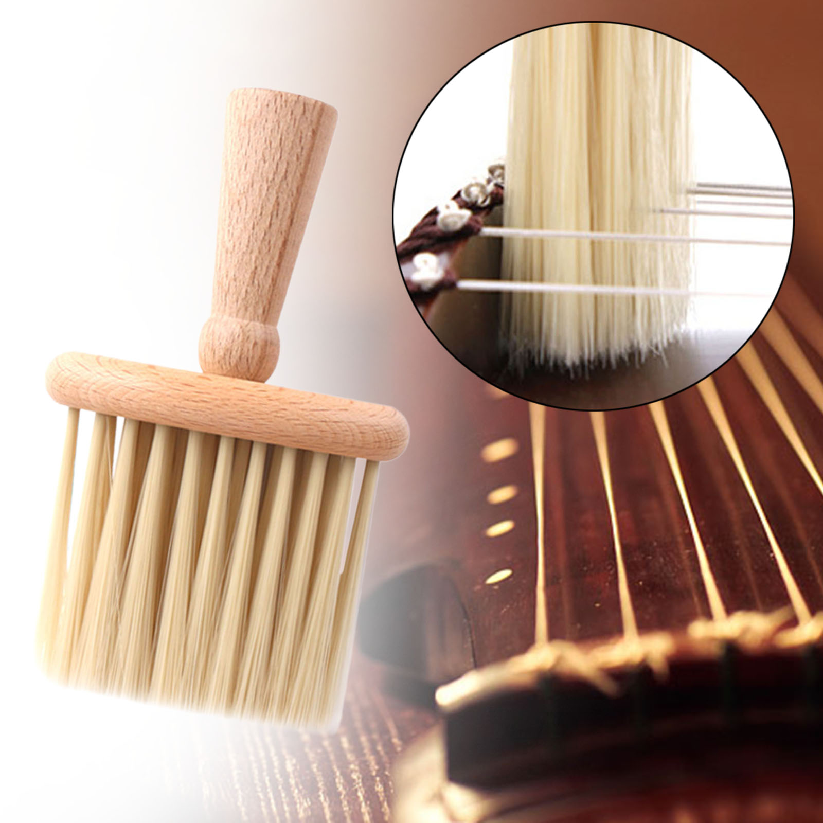 Musical Instrument Veena - فرشاة تنظيف Guzheng شعيرات ناعمة فرشاة