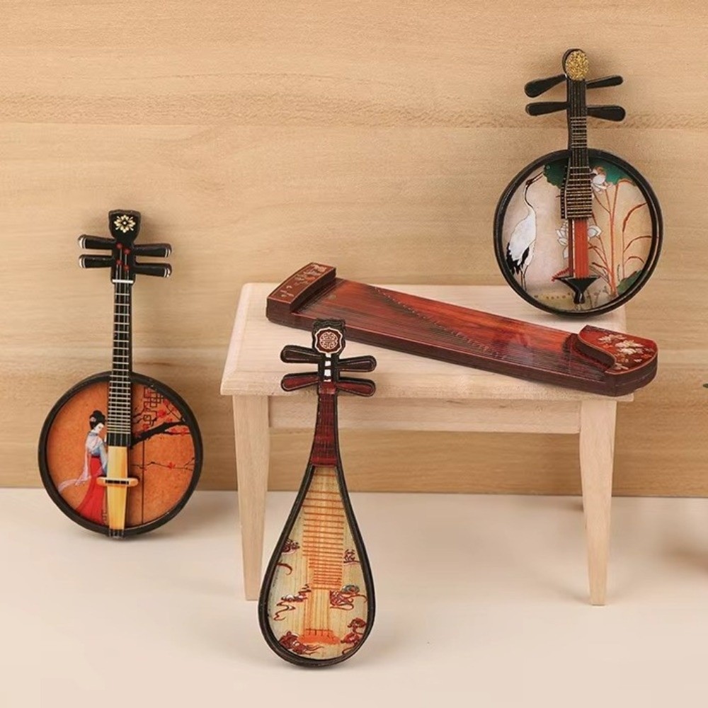 مجموعة من 4 قطع مغناطيس ثلاجة  - مراجعة Musical Instrument Ancient وسعره