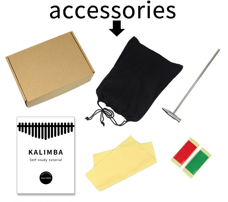 الملونة 21 مفتاح Kalimba الاطف - مراجعة Musical Instrument Of Keyboard وسعره