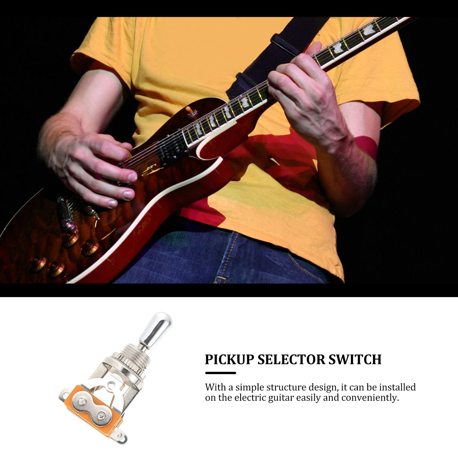 مفتاح اختيار ميكروفون الجيتار  - مراجعة Electric Guitar Beginner وسعره