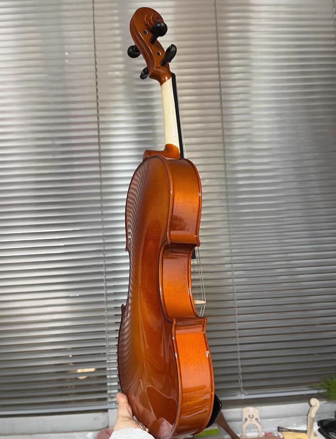 فيولا من الخشب الصلب مقاس 14-1 - مراجعة Musical Instrument Viola وسعره