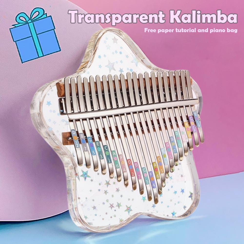 بيانو إصبعي محمول بـ 21/17 مفت - مراجعة Musical Instrument Kalimba وسعره
