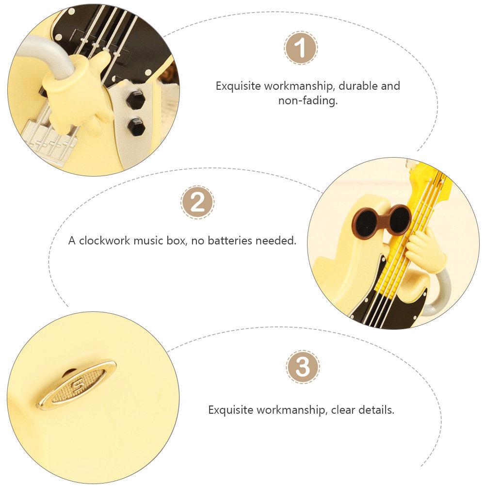 صندوق موسيقى على شكل جيتار باس - مراجعة Musical Instrument Ancient وسعره