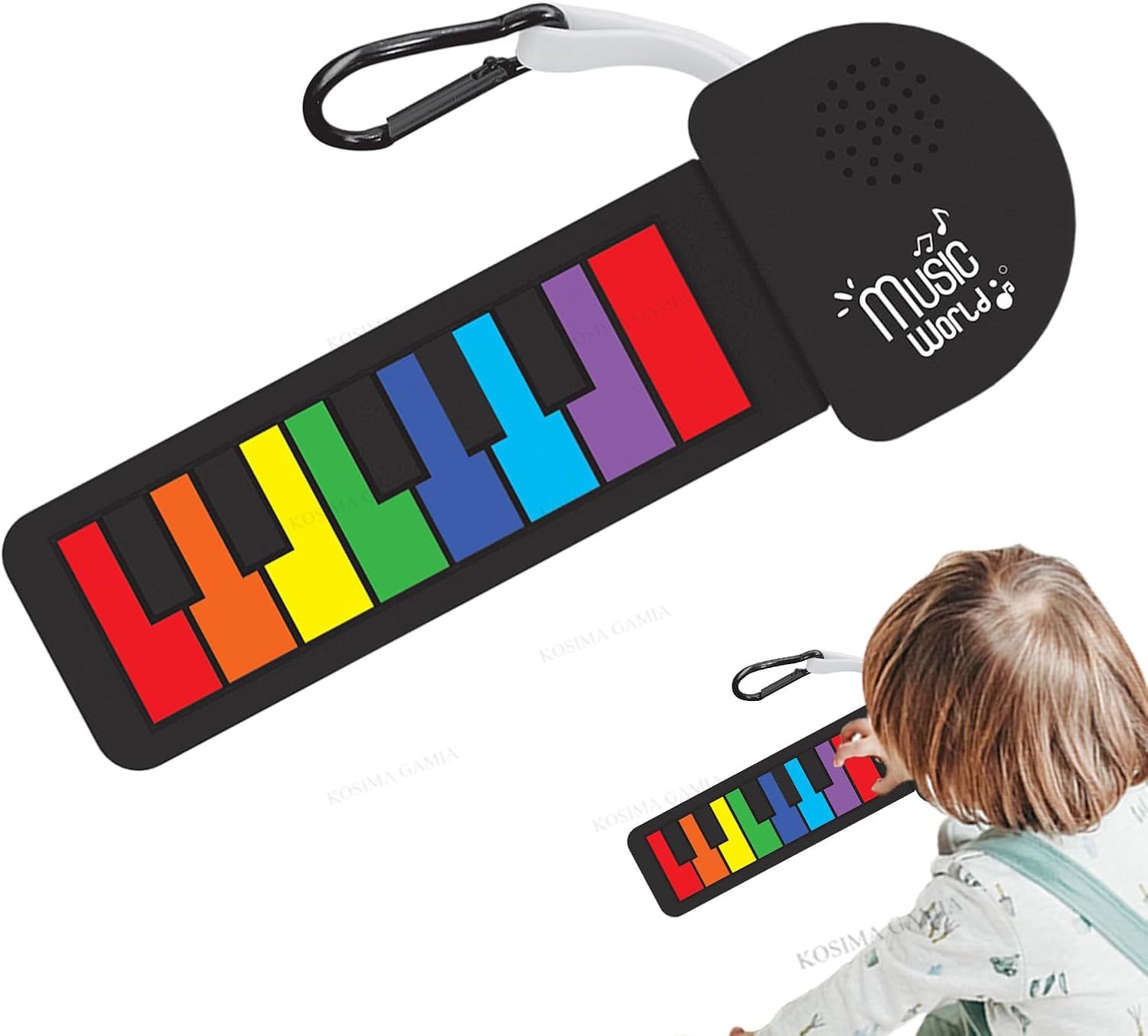 بيانو إلكتروني قابل للطي من ال - مراجعة Musical Instrument Of Keyboard وسعره