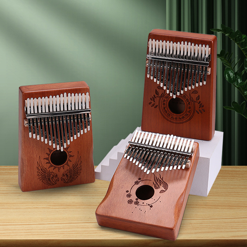 آلة كاليمبا احترافية بـ 17 مفت - مراجعة Musical Instrument Kalimba وسعره