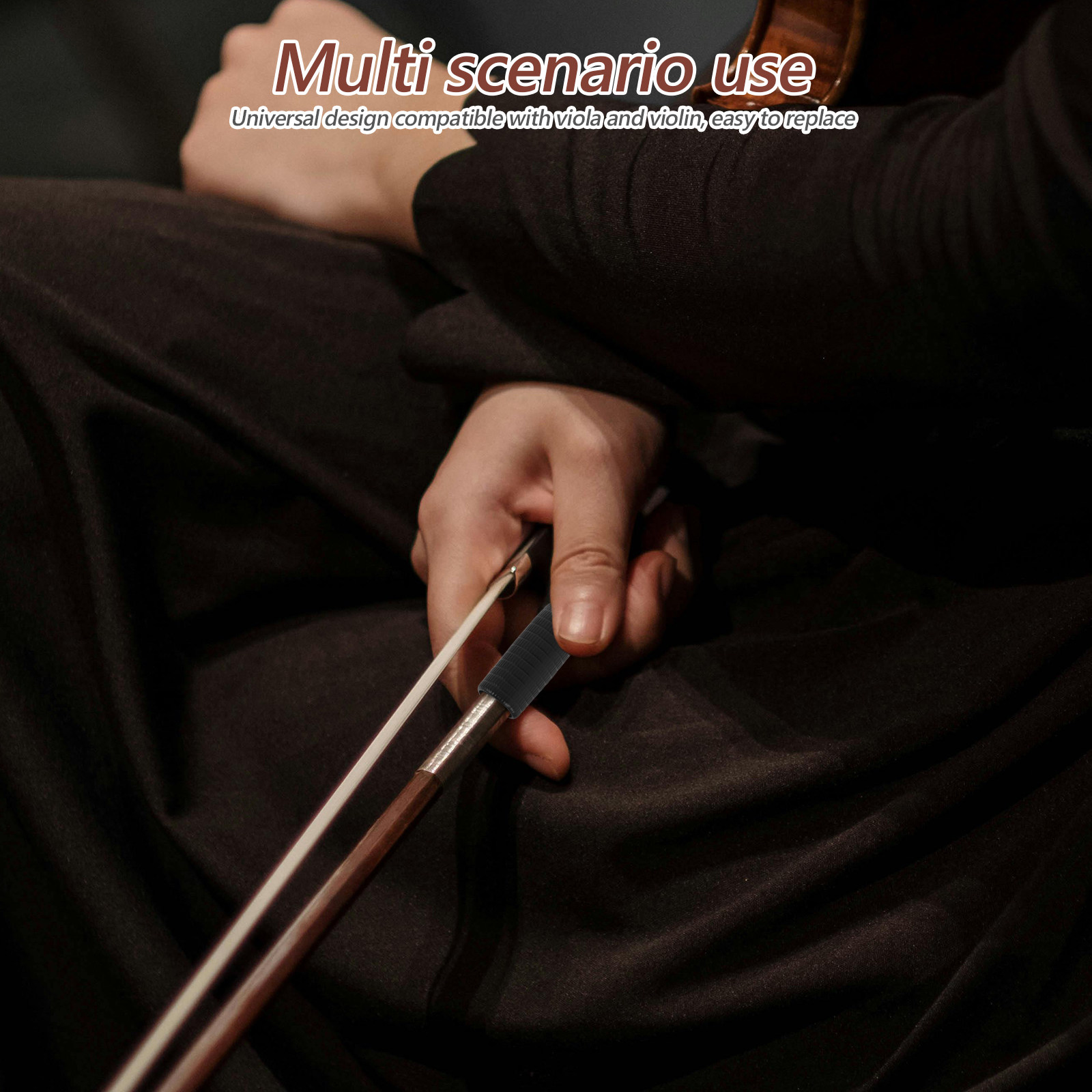 5 قطع من مقابض القوس المطاطية  - مراجعة Musical Instrument Viola وسعره
