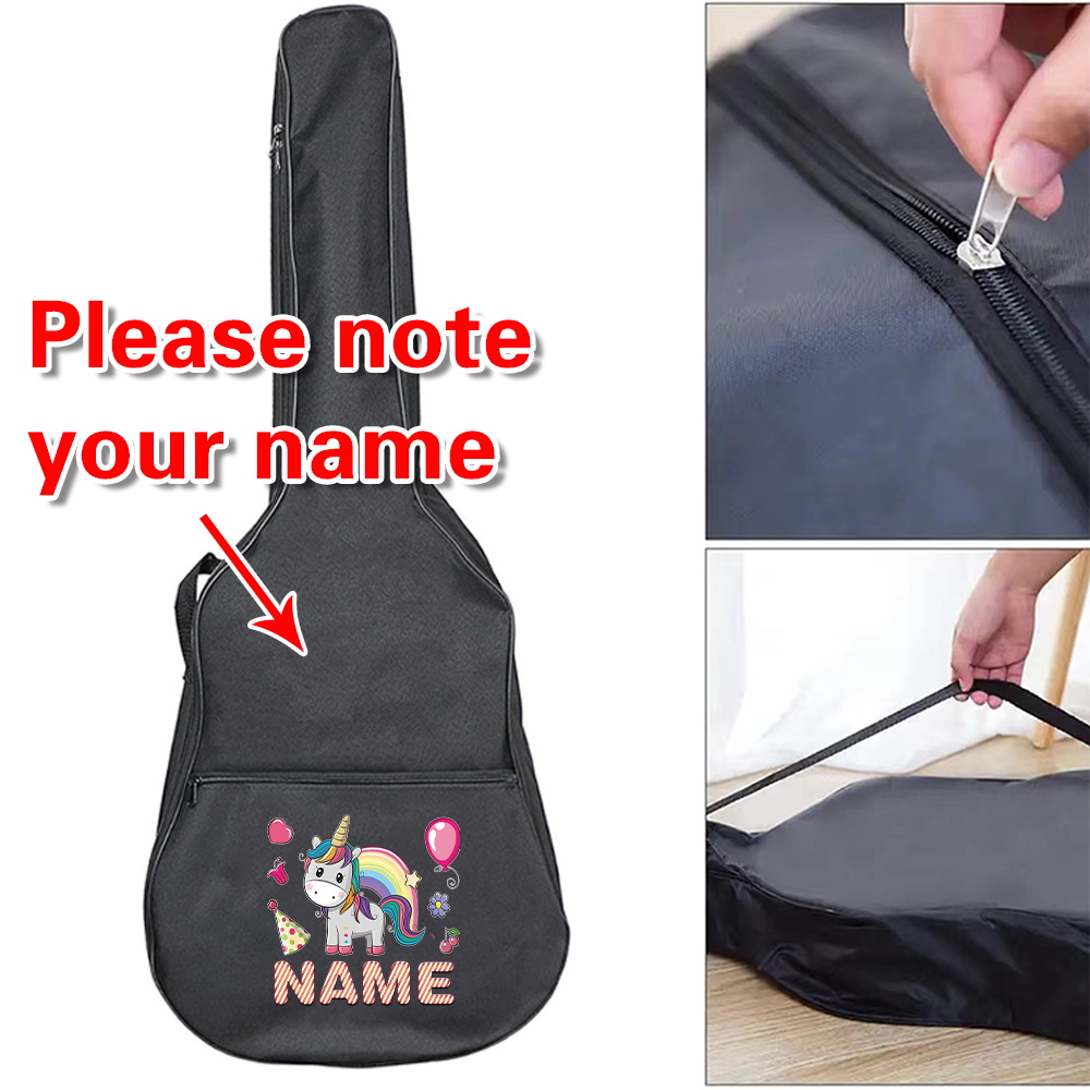 تخصيص اسم حقيبة الغيتار 36-41  - مراجعة Musical Instrument With Name وسعره