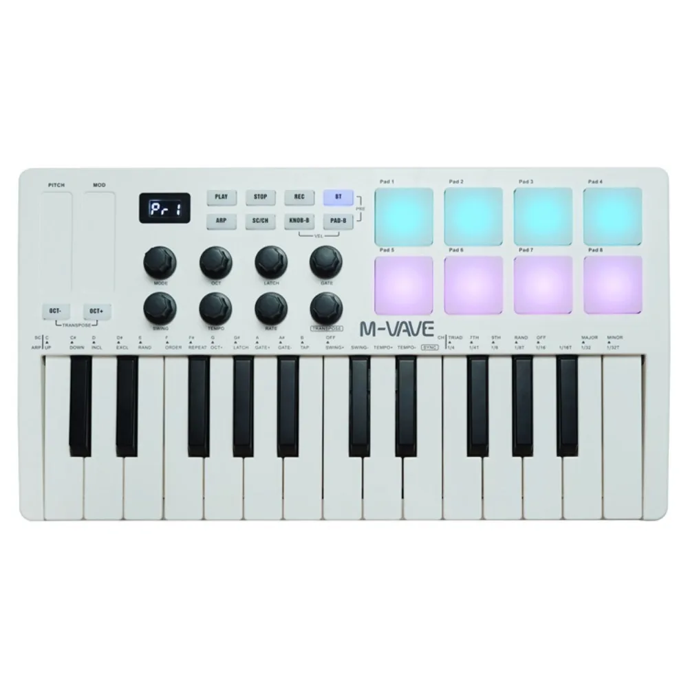 M-VAVE MIDI 25-Key USB MIDI وح - مراجعة Musical Instrument Of Keyboard وسعره