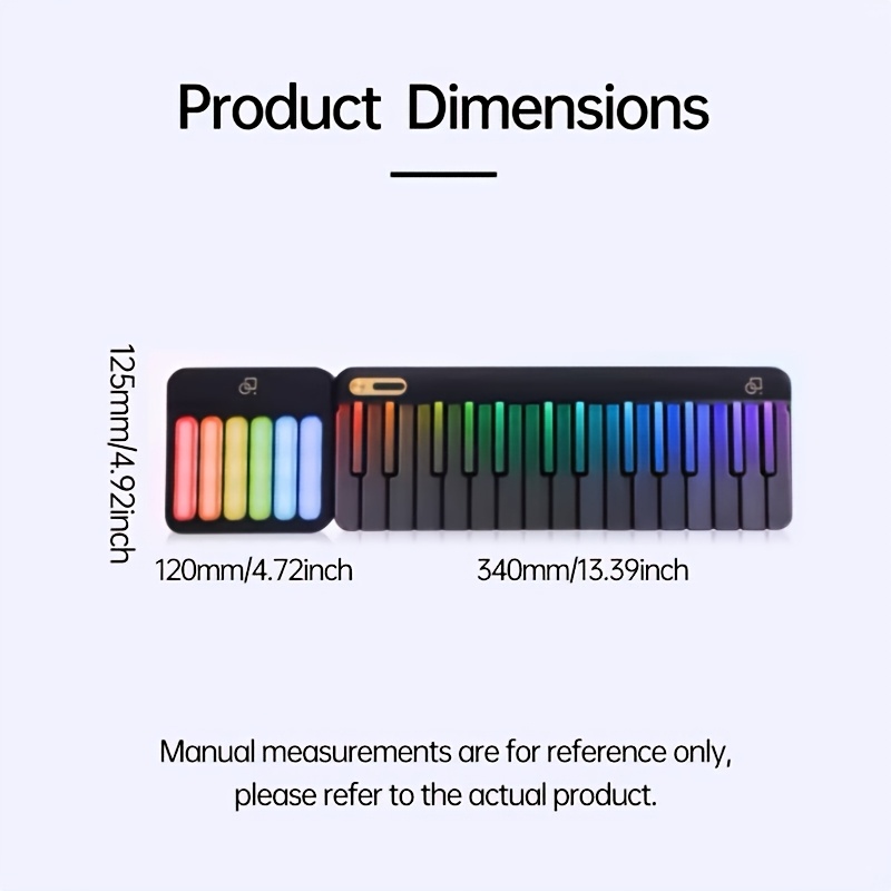 بيانو رقمي ذكي أنيق مزود بإضاء - مراجعة Musical Instrument Of Keyboard وسعره